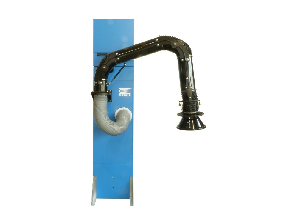 Absaugung mit Absaugarm Absaugung mit Absaugarm